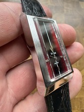 Sheffield Roter und Schwarzer Farbverlauf Vintage  Armbanduhr