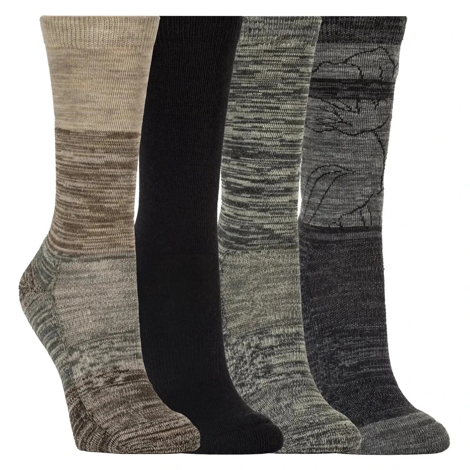 Paquete de 6 calcetines Kirkland extra finos de mezcla de lana merino para mujer y mujer | Foto 3 de 3