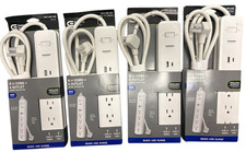 4 Commercial Electric 6 ft. 4-Outlet Surge Protector with 1 USB-A 1 USB-C Ports