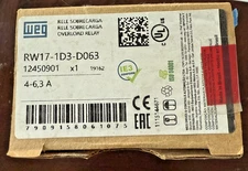 RW17-1D3-D063 Overload Relay 4-6.3A Thermal Motor Protection New sealed box