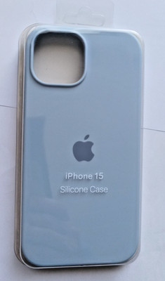 Schutzhülle Silicone iPhone 15 Case Blau Sicherheit Modern Zubehör Prallschutz
