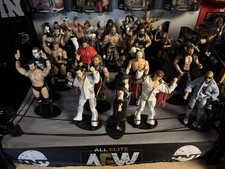 aew wwe wwf action figures lot