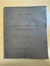 The Letting of Humours Blood in the Head Vaine by Samuel Rowlands 1874