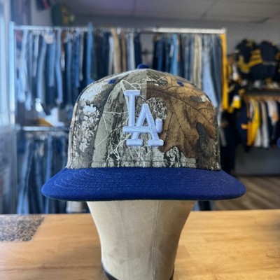 LA Dodgers MLB Real Tree 100 Year Anniversary Patch New Era Size 7