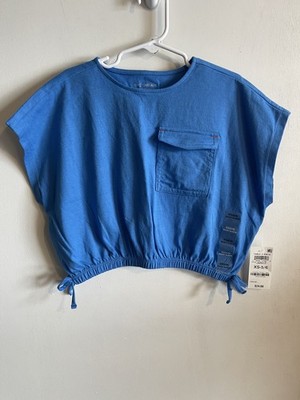 Epic Threads Girls Size XS (5/6) Blue Elastic Waist Top