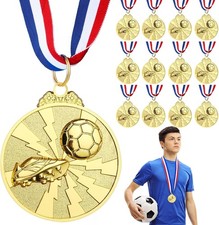 Hianjoo 12 Stück Goldmedaille mit Halsbände...