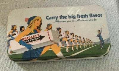 Nostalgie Blechdose Wrigley's ''Carry the big fresh flavor''