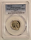 1913-D Type 1 Buffalo Nickel 5c Nice AU as Pictured