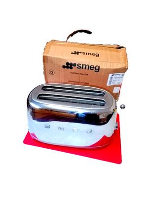 Smeg TSF02CRUK 4-Scheiben-Toaster silber
