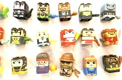 Sick Bricks Lot of 25 By Spin Master Characters Figurines Circa 2015 (est)
