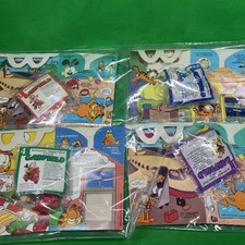 McDonalds Happy Meal Toys 1988 Garfield 1-4 With Boxes