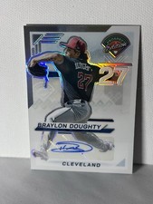 2025 Panini Prospect Edition - Braylon Doughty #61 Silver Prizm Signatures (AU,