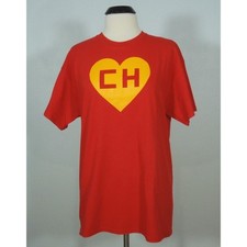 EL CHAVO EL CHAPULIN Colorado L Camiseta GRANDE Roja Comediante Mexicano Para Hombre