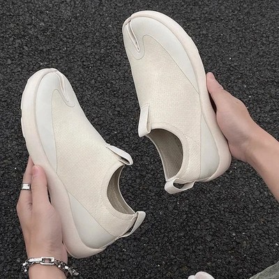 Tabi Shoes for Men Knit Mules Breathable for Autumn Couples Split Toe Slippers 