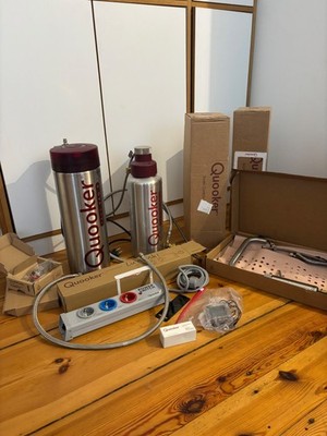 Quooker Fusion Square PRO3 Edelstahl Komplettset + Scale Control R + Lastenwechs