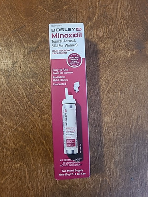 Bosley MD Women's Regrowth Treatment Foam Expiration: 05/2026