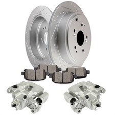 Rear Brake Calipers Fits 2001-2006 Acura Mdx Rotors And Ceramic Brake Pads Set