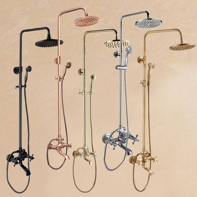 Brass Shower Faucet System, Exposed Shower Faucet Set, Shower System New hwzh415