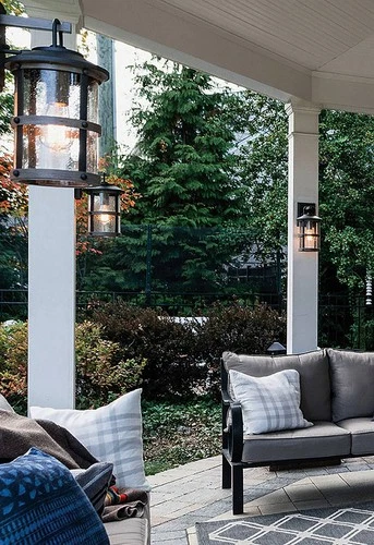 Hinkley Lakehouse 14 1/2" High Black Outdoor Wall Light - Picture 7 of 10