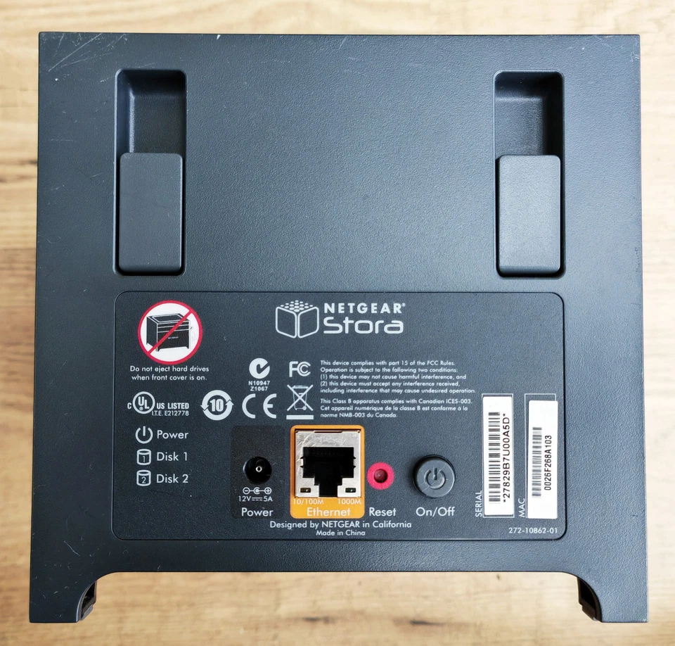 Netgear Stora MS200 / RAID JBOD / USB / NAS Server / 2 Bay / Gehäuse - TOP - Bild 2 von 3