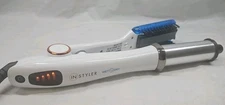 InStyler Wet to Dry Rotating Curling Iron Brush IS2.2-1001 Blue 1.25" TESTED