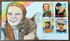2445-48 FDC 1990 - Geerlings H/D & H/P - HOLLYWOOD MOVIES - One of a kind.
