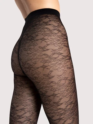 Collant fantaisie femme FIORE ARIEL 30 DEN noir T2 T3 T4 G6085