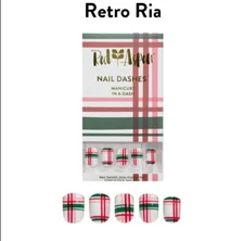 Red Aspen Press On Nails - Retro Ria - NIB