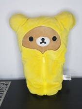 Rilakkuma in Yellow Sleeping Bag Medium Plush - San-X