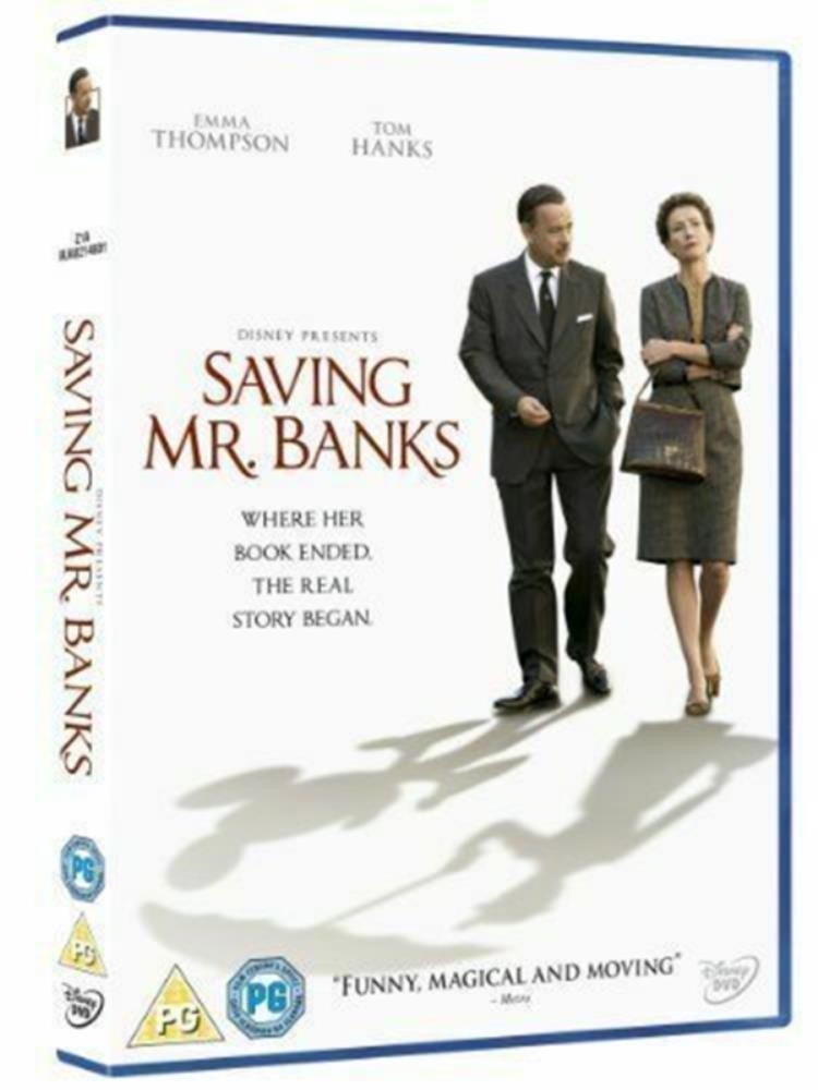 Saving Mr. Banks DVD (2014) FREE SHIPPING