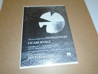 THOMAS DOLBY - I SCARE MYSELF  -  MAGAZINE ADVERT CLIPPING - 1984