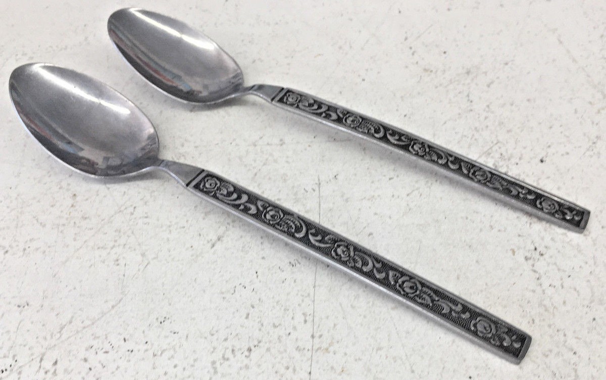 National Stainless Steel Costellano 2 Teaspoons Tea Spoons NSTCOS