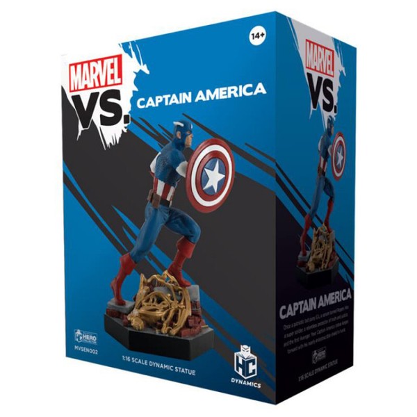 Captain America - Eaglemoss Hero Collector Marvel Vs. Statue - Ca 16-18Cm - Neu-image