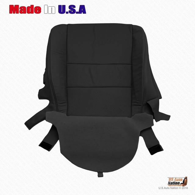 For Driver Bottom Perforated Leather Seat Cover Black 2009 2010 2011