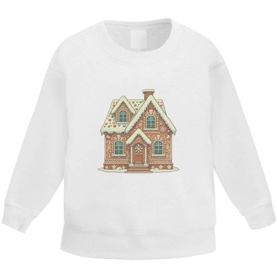 'Gingerbread House' Kid's Sweatshirt / Sweater / Jumper (KW049589)