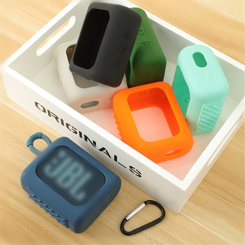 Silicone Carrying Full Shell Case for JBL GO3 GO 3 Portable Bluetooth Speaker - Picture 15 of 26