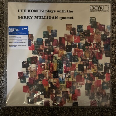Lee Konitz Plays With The Gerry Mulligan Quartet Vinyl LP NEW Blue Note Sealed