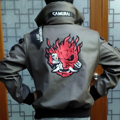 cyberpunk leather jacket