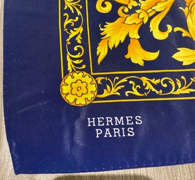 Hermes Paris France Seta-Silk Scarf VINTAGE | eBay