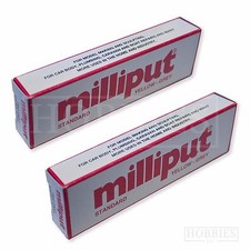 2 Packs Milliput Standard Terracotta Black White Model Repair Filler Epoxy Putty