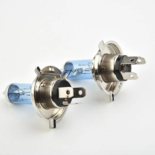 Car Blue H4 100W 6000K Xenon Gas Halogen Headlight Drive Night Light Lamp Bulb - Foto 6 di 10