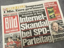 Bildzeitung BILD 21.10.2013 * Axel Prahl * SPD Parteitag * Hamburger SV HSV