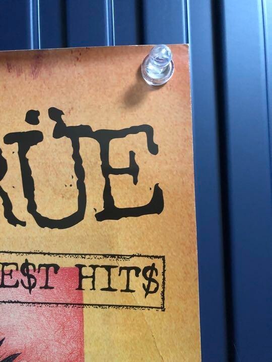 Motley Crue / Greatest Hits 1998 Japan Original Promo Poster B2