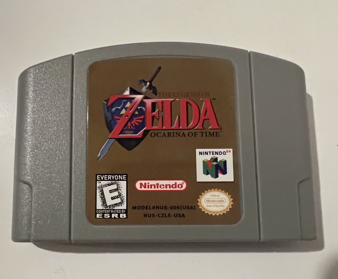 Legendof Zelda Ocarina of Time Video Game Cartridge Console Card for