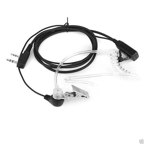 FBI 2PIN Style Headset Earphone Earpiece Mic Security Radio Walkie Talkie Pro US - Picture 6 of 8