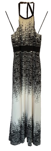 Vince Camuto Maxi Halter Dress Sz 2 Hoco Prom Fairy Travel Party Luxury *Note - Picture 8 of 18