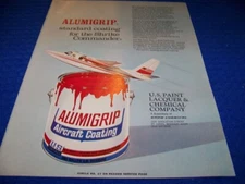 1969 SHRIKE COMMANDER "ALUMIGRIP" 1-PAGE COLOR SALES AD (72KK)