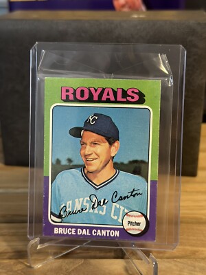 1975 Topps Mini #472 Bruce Dal Canton EX/NM Royals ID:41563