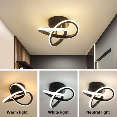 30W 3-Farbige Dimmbar LED Deckenlampe Deckenleuchte Wohnzimmer Flur Küchenlampe