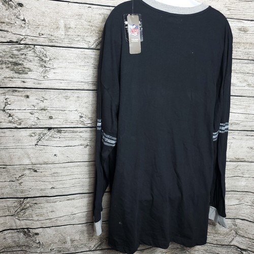 Vintage Los Angeles Raiders Graphic Long Sleeve Thermal Shirt Mens Size 4X Black - 第 4/7 張圖片